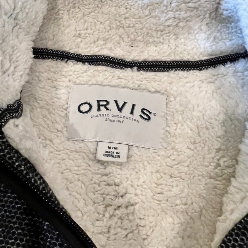 Orvis Quarter Zip Pullover Size Medium - Picture 2 of 4